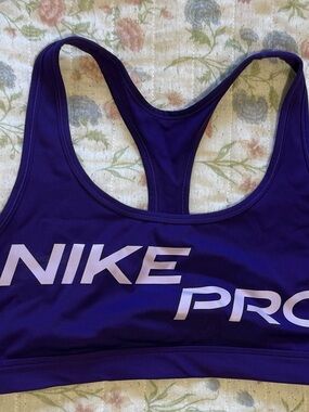 Nike Pro Purple Racerback Sports bra